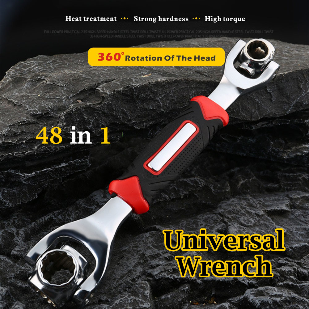 48 in 1 Universal Wrench, Tiger Wrench, Handy Adjustable Tools, Multi-Function Socket Wrench