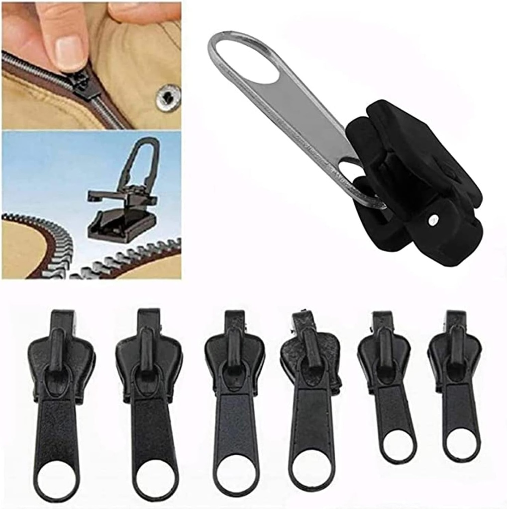 Fix Zip Puller, Zip Slider Repair Replacement Kit, Fix Zipper Removable Replacement Pack