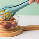 2 In 1 Silicone Egg Whisk &amp; Food Clip for Boiled Eggs, Noodle, Bread, Multifunctional Kitchen Gadget for Gripping and Stirring Food