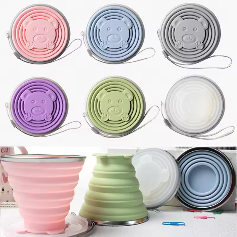 Silicone Foldable Cup for Picnic, Camping, Hiking, Travel