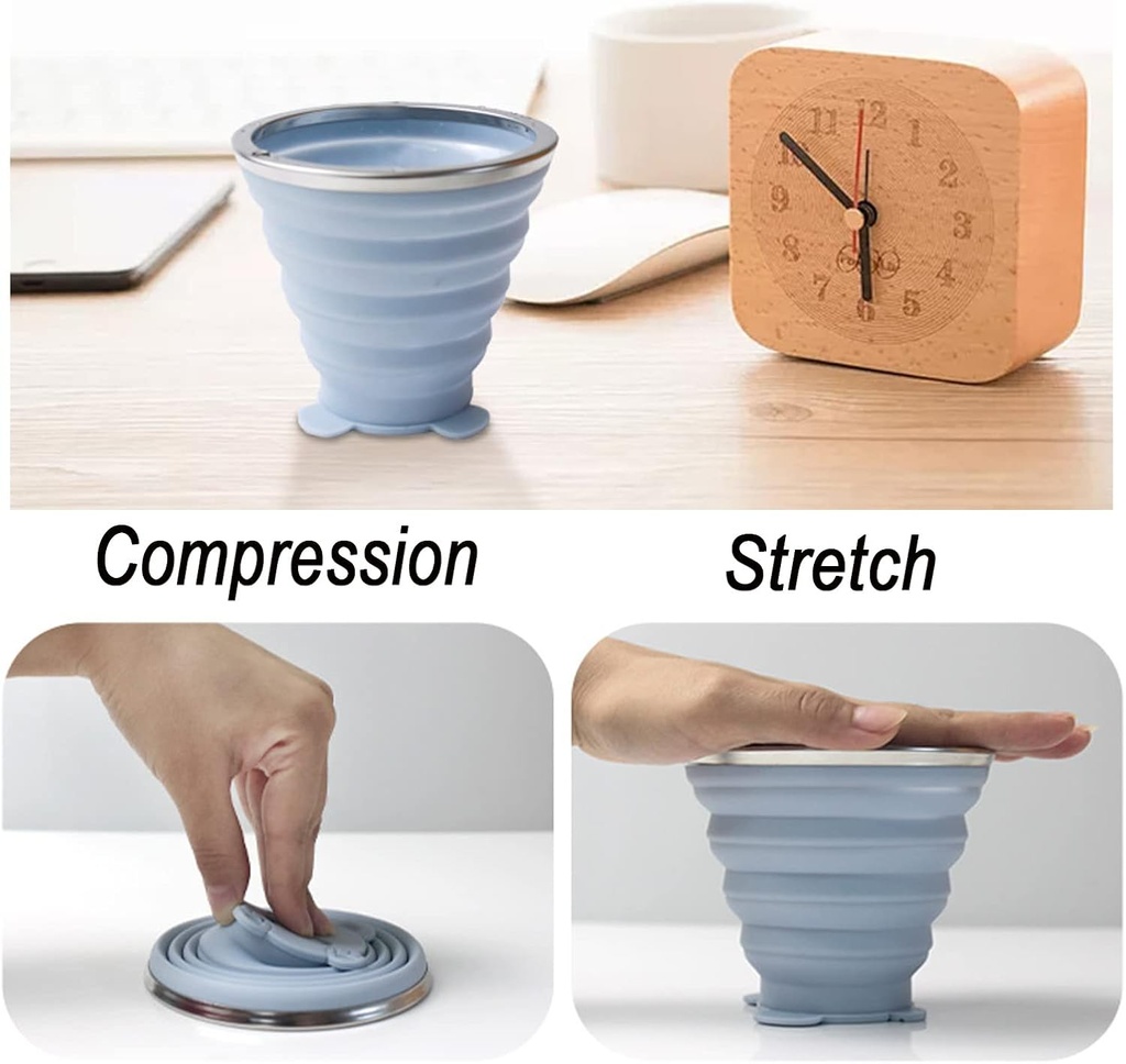 Silicone Foldable Cup for Picnic, Camping, Hiking, Travel