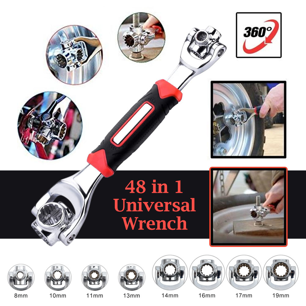 48 in 1 Universal Wrench, Tiger Wrench, Handy Adjustable Tools, Multi-Function Socket Wrench