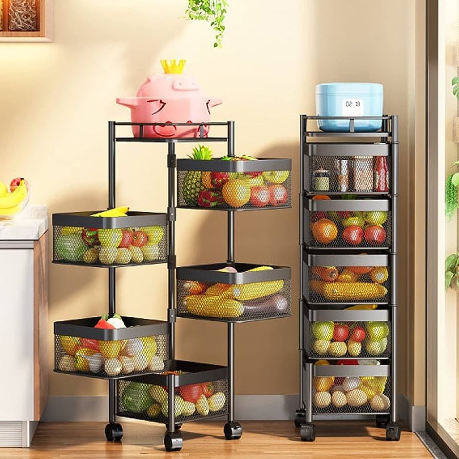 5 Layer Kitchen Storage Shelf (Square)