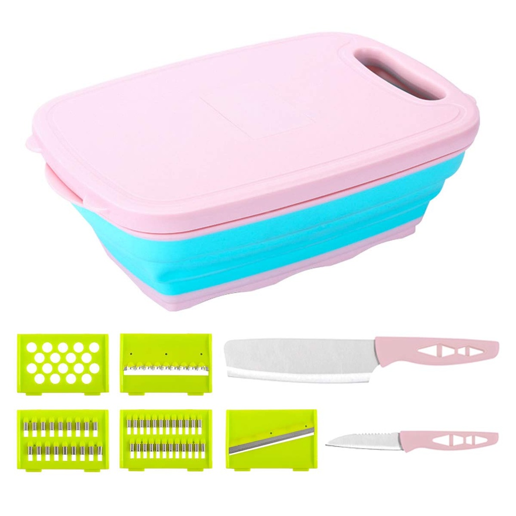 Multifunctional Slitting Planer, 9-in-1 Kitchen Chopping Board