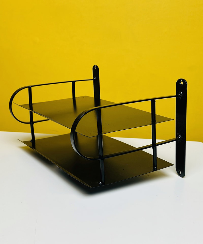 Multi Layer Wall Mounted Router Stand, Metal Router Stand, Double Layer Router Stand