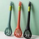 2 In 1 Silicone Egg Whisk &amp; Food Clip for Boiled Eggs, Noodle, Bread, Multifunctional Kitchen Gadget for Gripping and Stirring Food