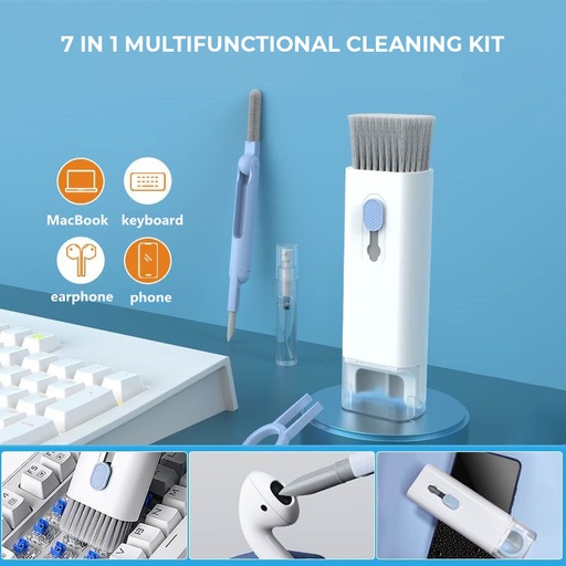 [C7-2331] 7 in 1 Multifunctional Cleaning Kit, Cleaner Brush Kit